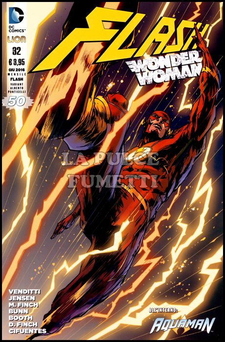 FLASH #    50 - FLASH/WONDER WOMAN  32 - VARIANT ALBERTO PONTICELLI